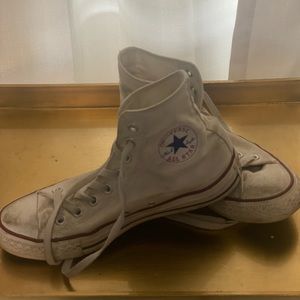 White high top Converse